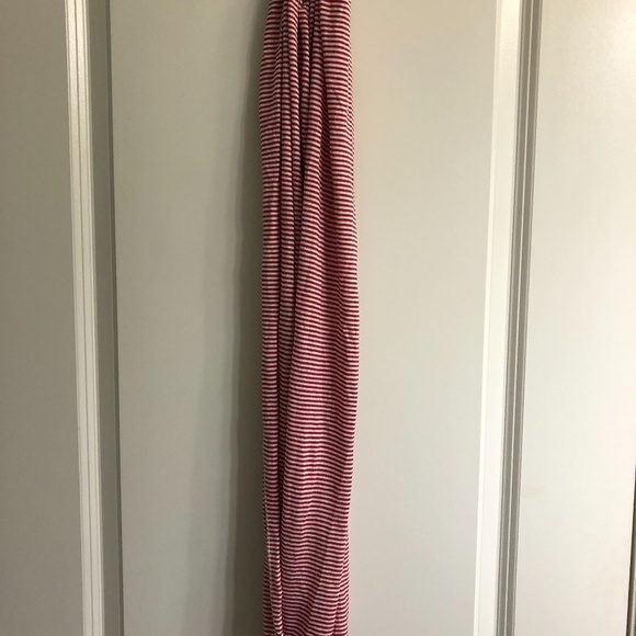 NWOT - Tickled Pink Infinity Scarf - Red and White Stripes - Picture 4 of 4